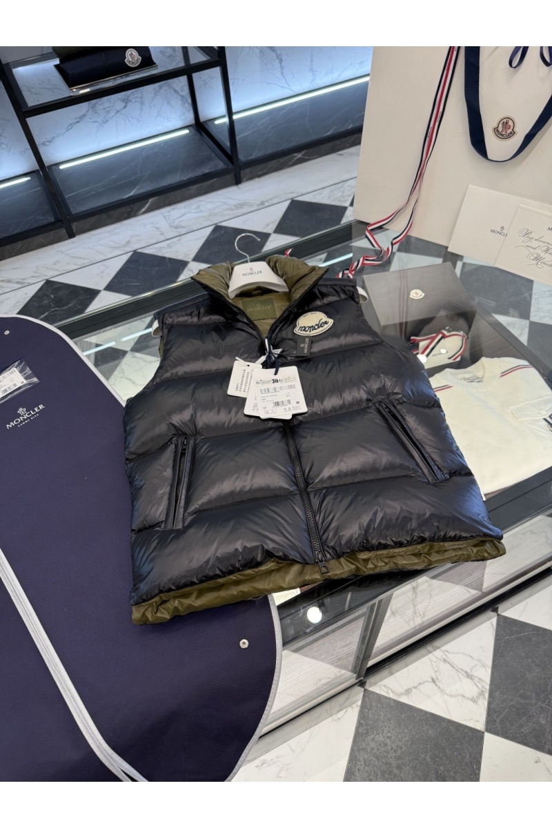 Moncler Мужской чёрный жилет Lipsi