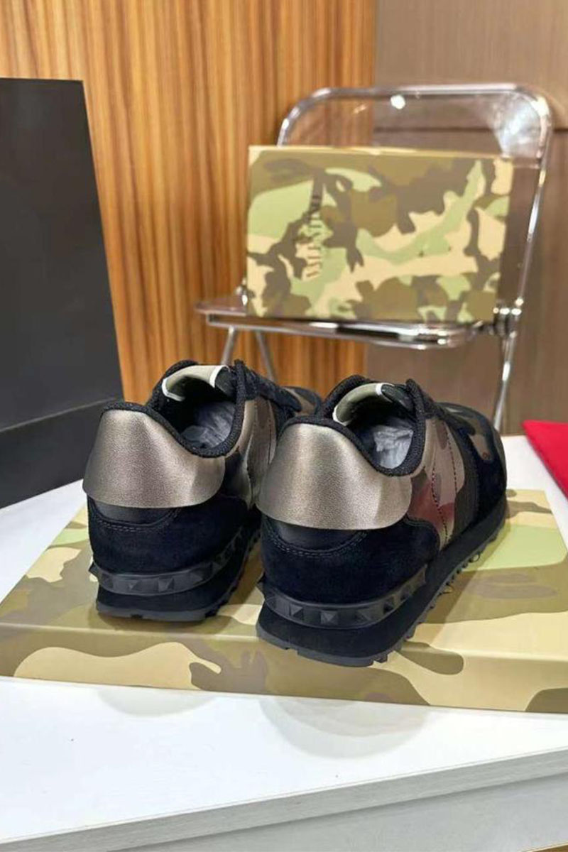 Valentino Комбинированные кроссовки Rockrunner - Black / Grey