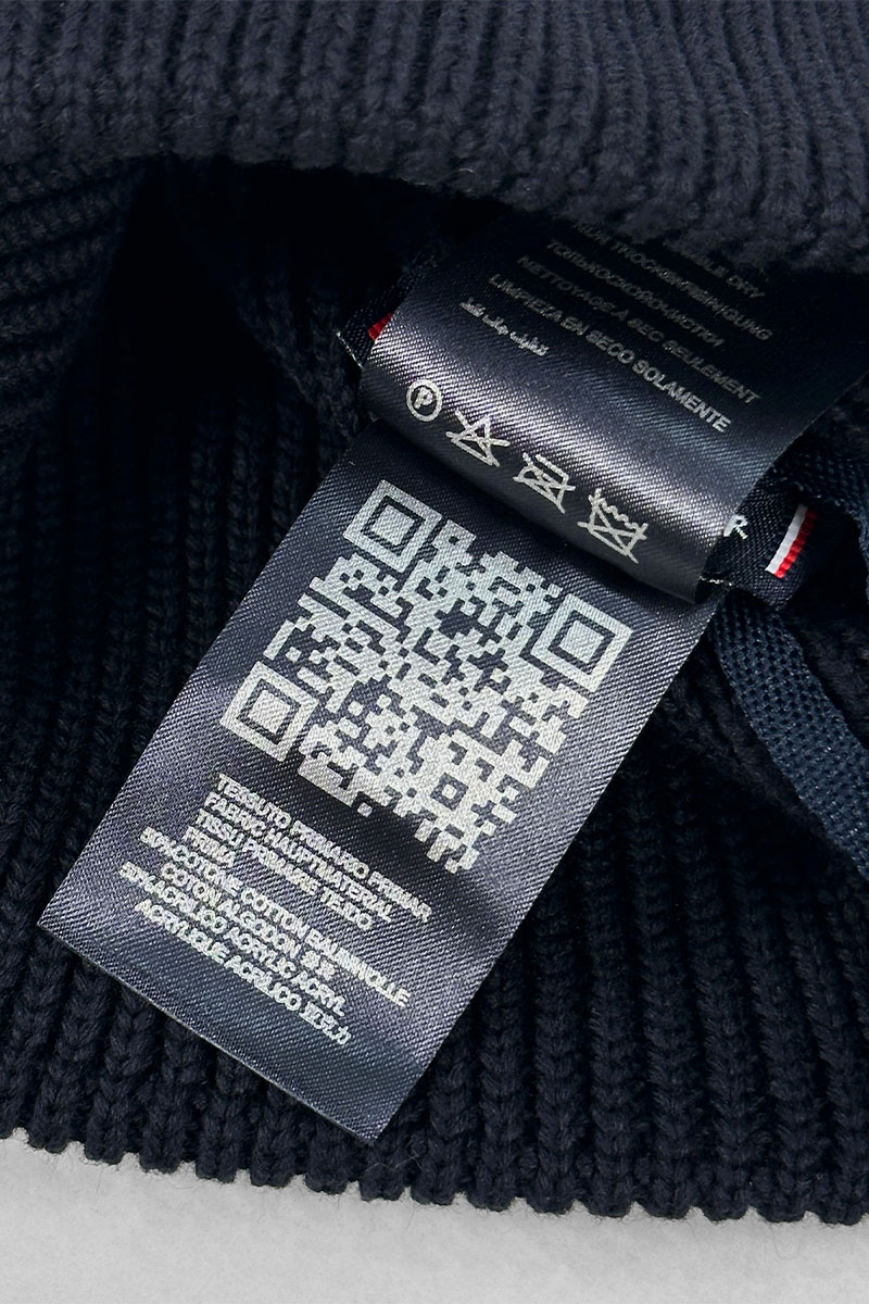 Tommy Hilfiger Мужская тёмно-синяя шапка logo-patch