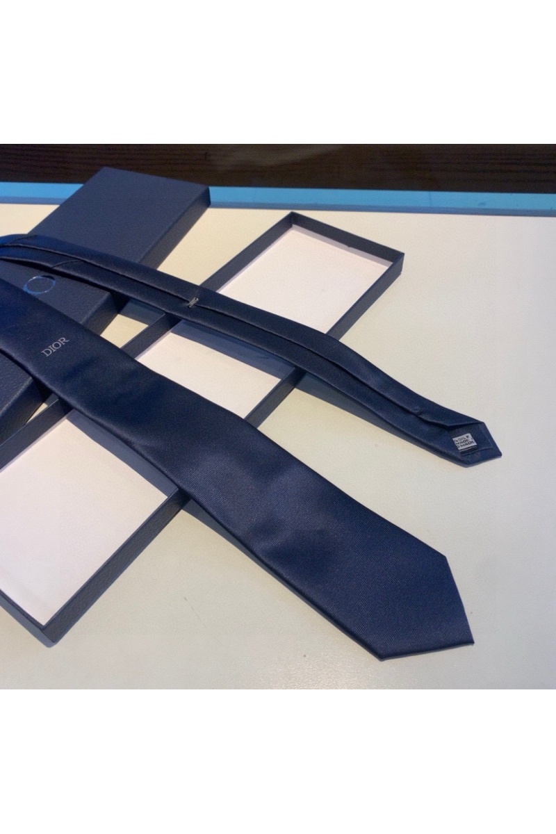 Dior Галстук logo-embroidered premium - Navy