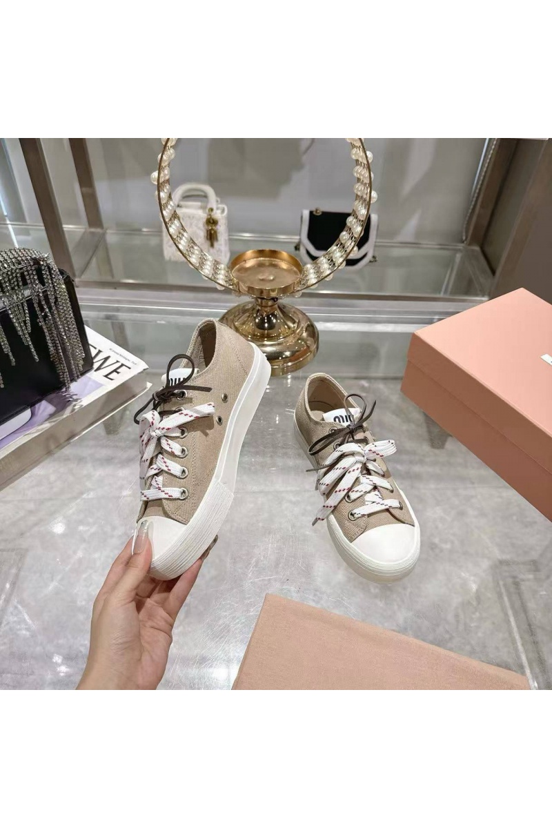 MIU MIU Женские кроссовки premium
