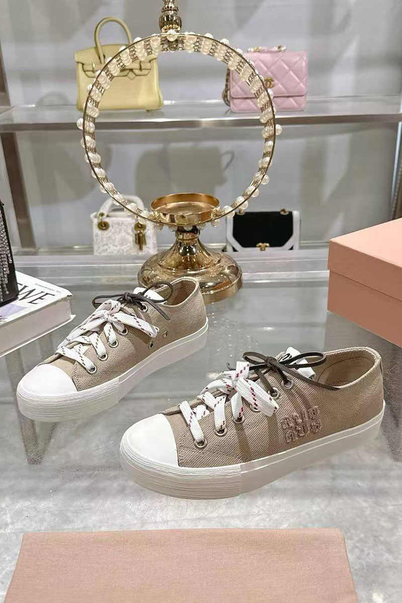 MIU MIU Женские кроссовки premium