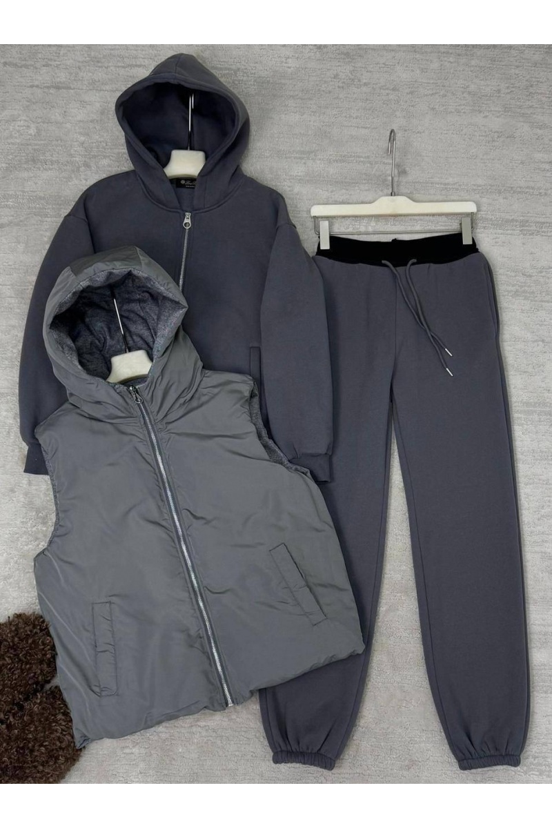 Loro Piana Женский костюм тройка на флисе premium