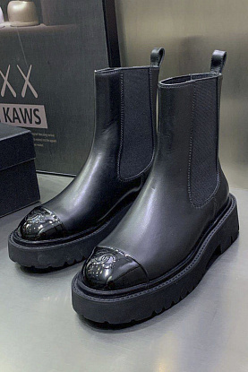 Женские кожаные сапоги Cruise premium - Black