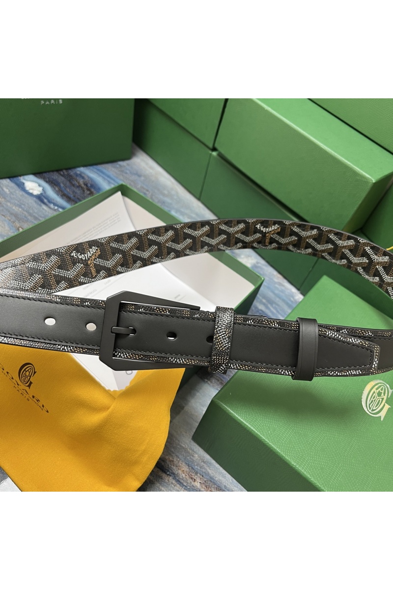 Designer Clothing Кожаный ремень Goyard Honore Goyardine premium