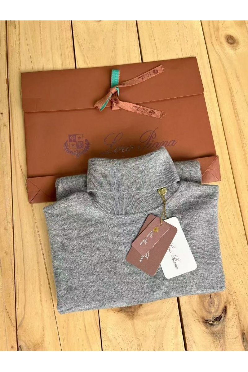 Loro Piana Мужская водолазка Premium - Light Gray