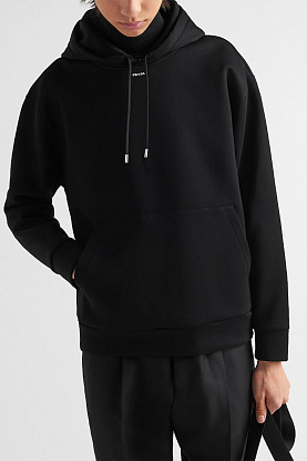 Мужское чёрное худи technical cotton 