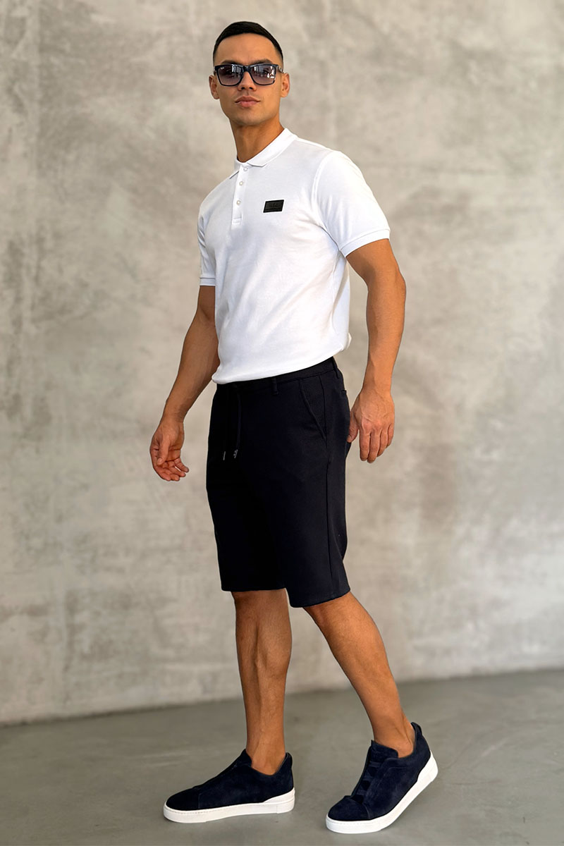 Loro Piana Мужские шорты чёрного цвета 