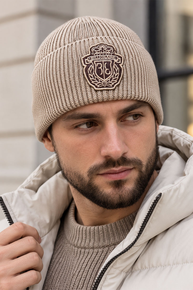 Billionaire Шапка logo-embroidered - Beige