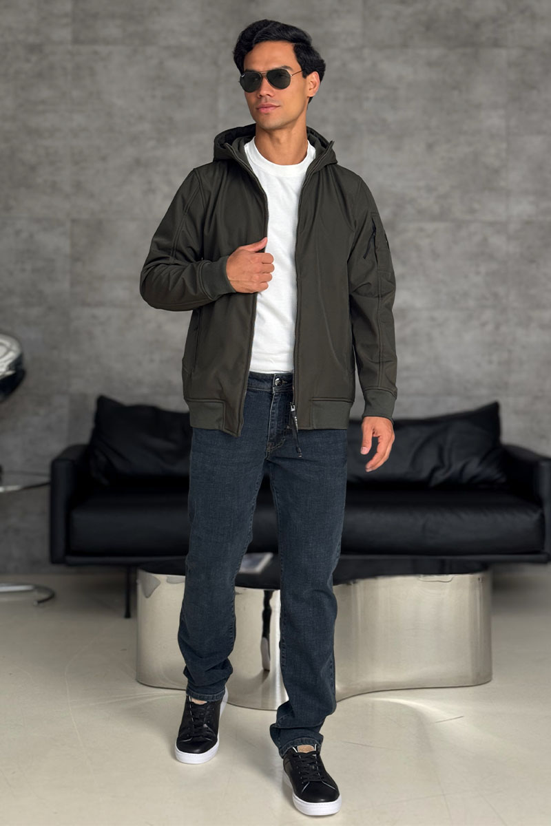 C.P. Company Зелёная ветровка Pro-Tek lens detail 