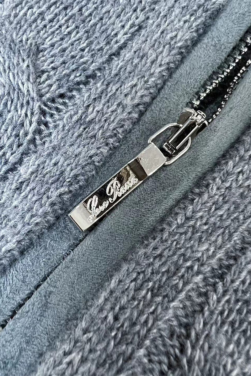 Loro Piana Кашемировый свитер Premium zip-neck - Grey