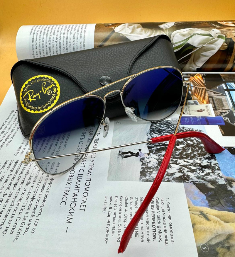 Ray Ban Солнцезащитные очки Aviator Large Metal