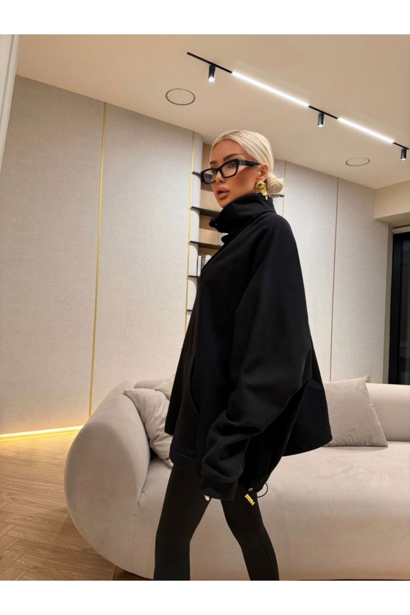 Schiaparelli Женская кофта с высоким горлом premium - Black