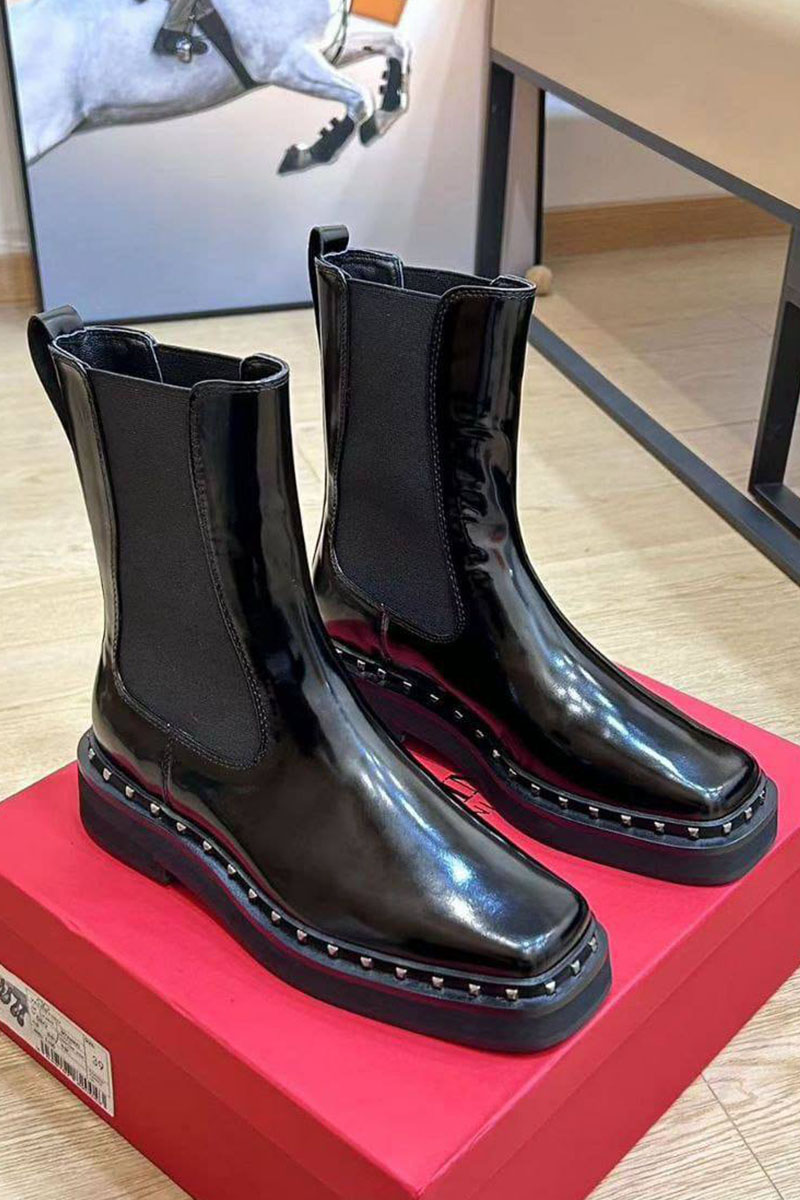 Valentino Женские кожаные сапоги Valentino premium