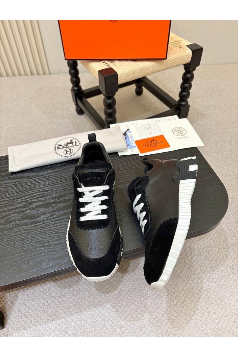 Hermes Мужские кроссовки Bouncing - Black / White