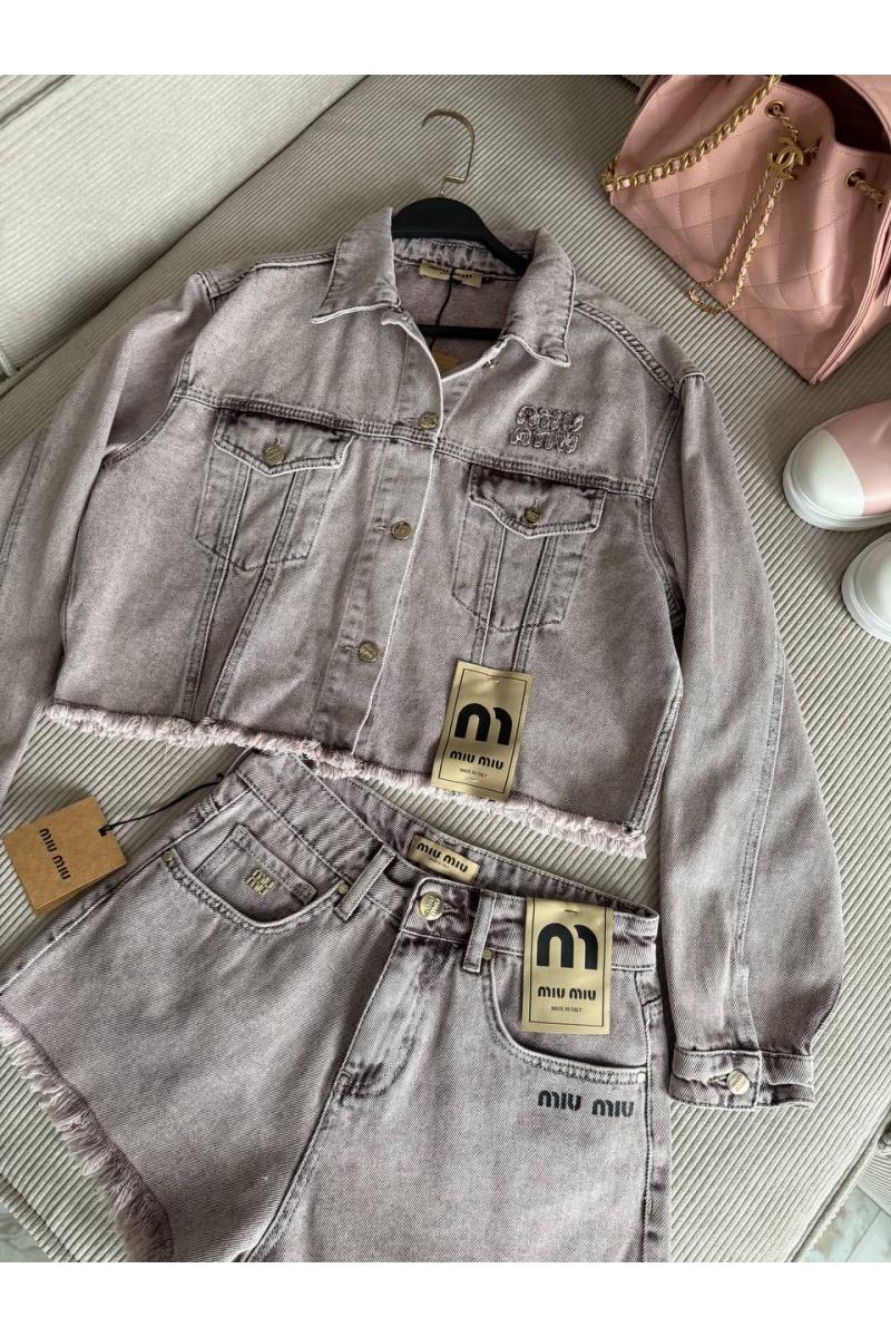 MIU MIU Женская джинсовая куртка premium