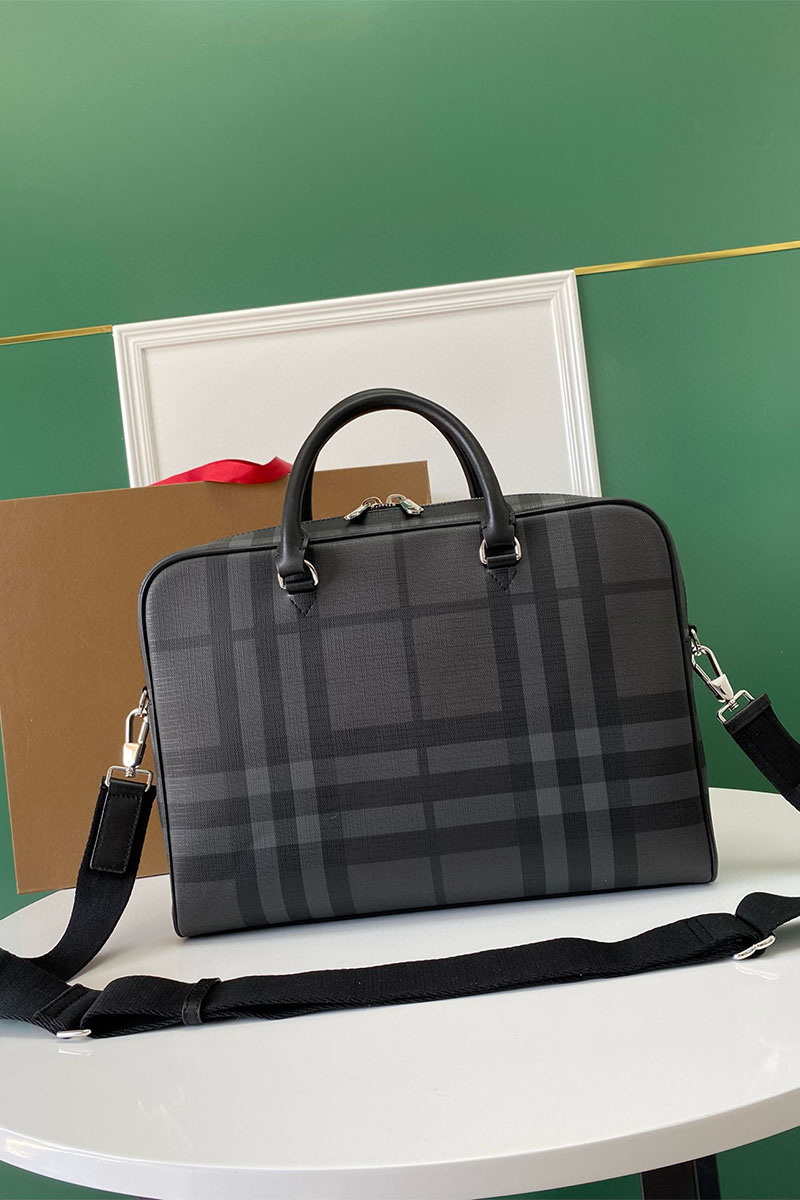 Burberry Кожаный портфель Premium 38x26x5.5 см