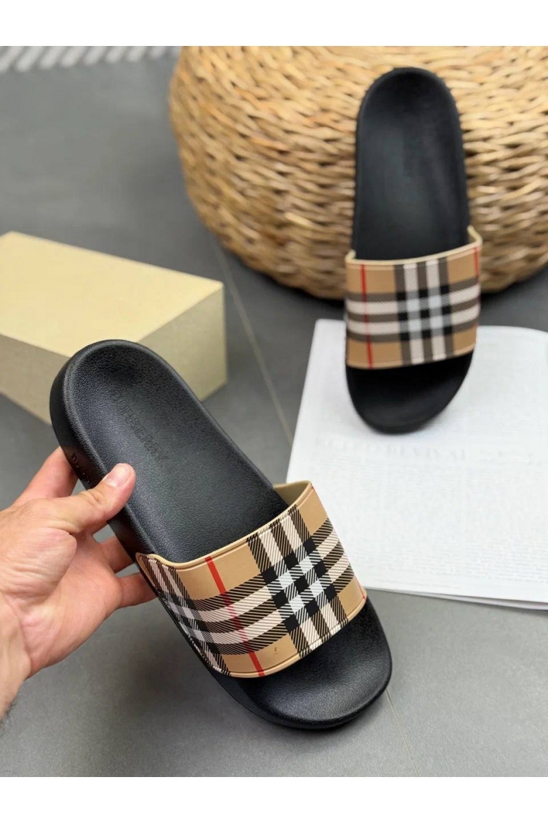 Burberry Мужские шлёпанцы Furley Check