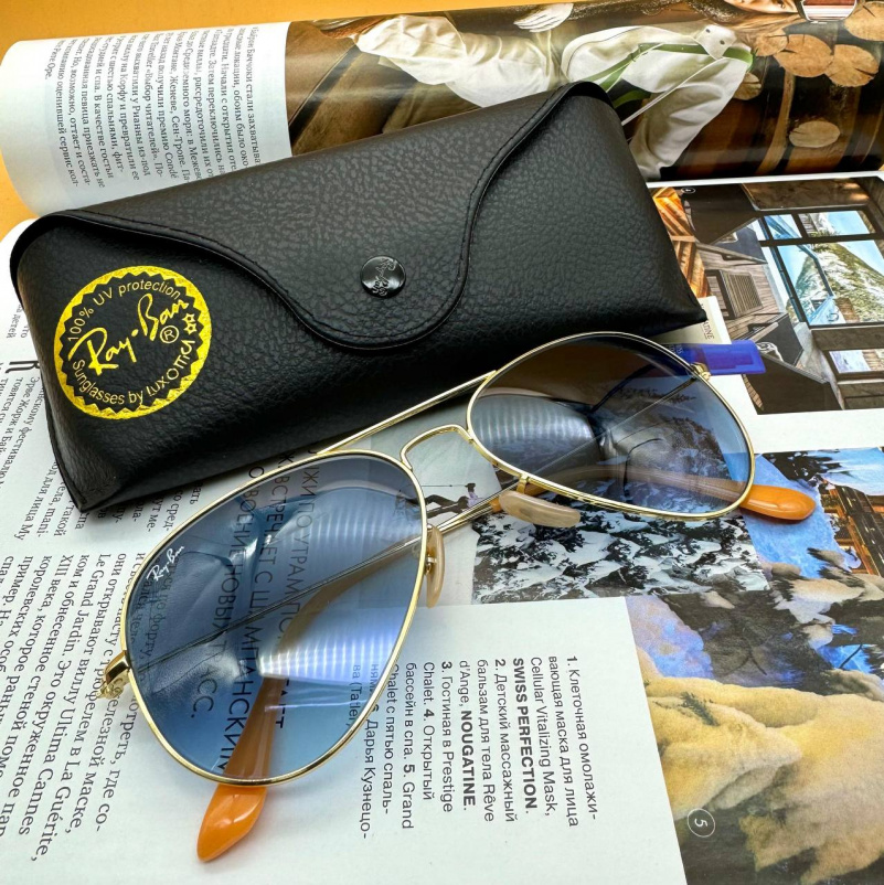 Ray Ban Солнцезащитные очки Aviator Large Metal
