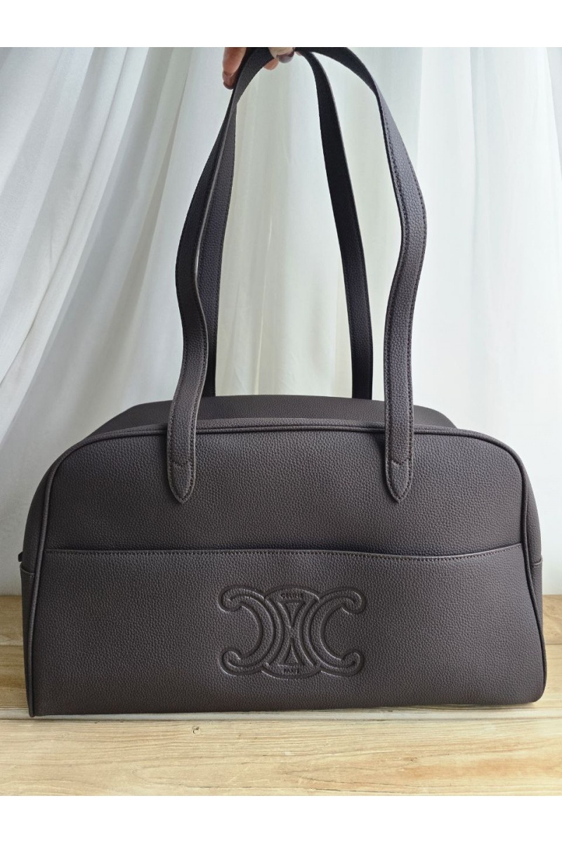 Celine Кожаная сумка Triomphe 44x26 см