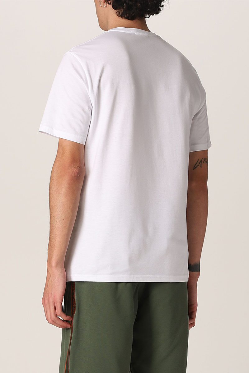 Alexander McQueen Белая футболка graffiti logo-print 