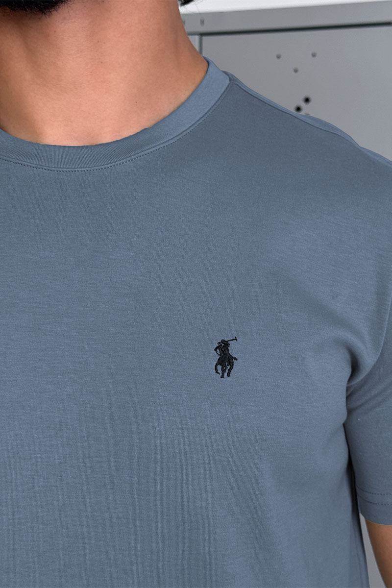 Polo Ralph Lauren Мужская синяя футболка 