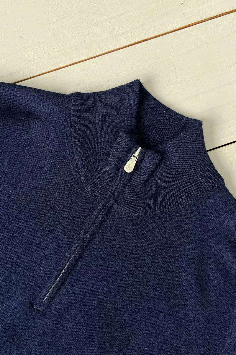 Designer Кашемировый свитер Premium - Dark Blue
