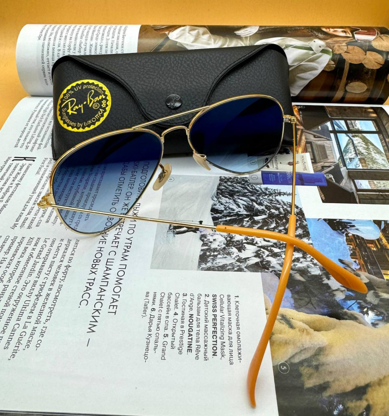 Ray Ban Солнцезащитные очки Aviator Large Metal
