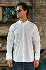 Мужская рубашка logo-embroidered - White