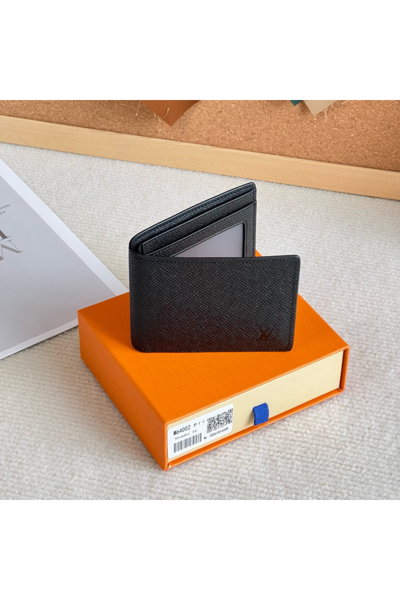 Lоuis Vuittоn Кожаный кошелёк Marco Premium 11x8.5x1 см