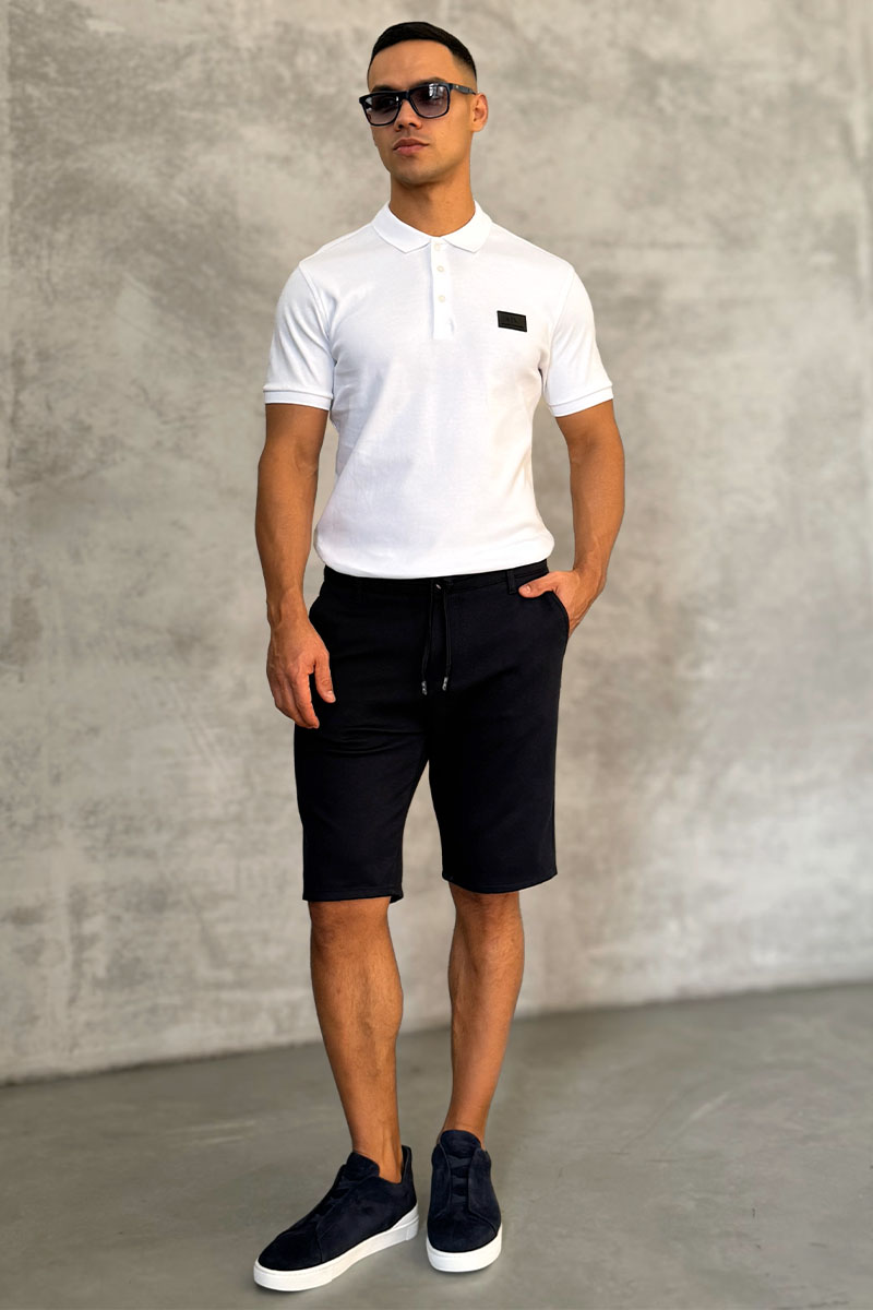 Loro Piana Мужские шорты чёрного цвета 