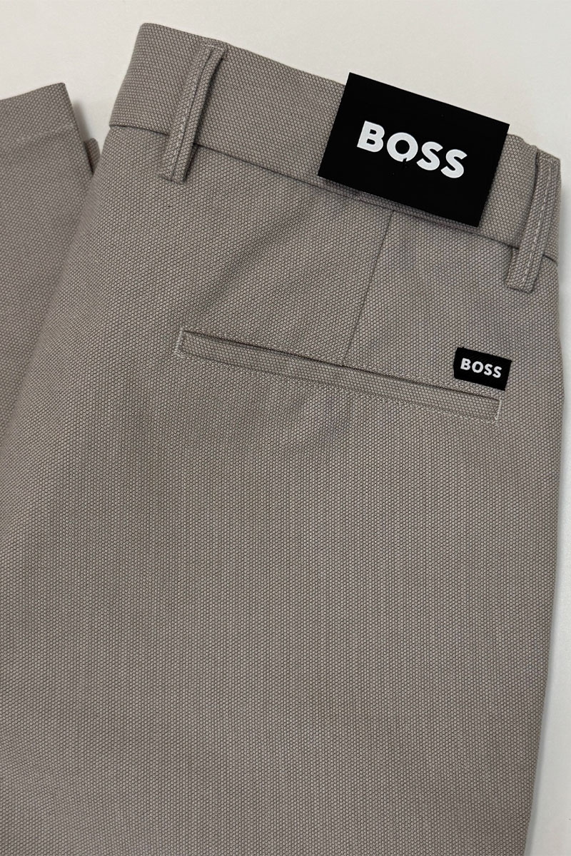Hugо Воss Мужские брюки светло-серого цвета