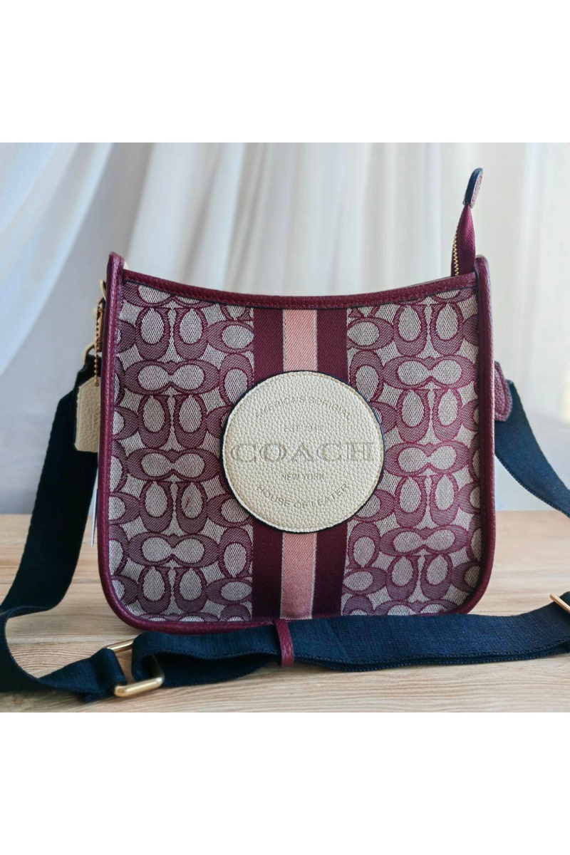 Coach Женская сумка Dempsey File Bagwith Stripe And Coach Patch 25x25 см (3 расцветки)