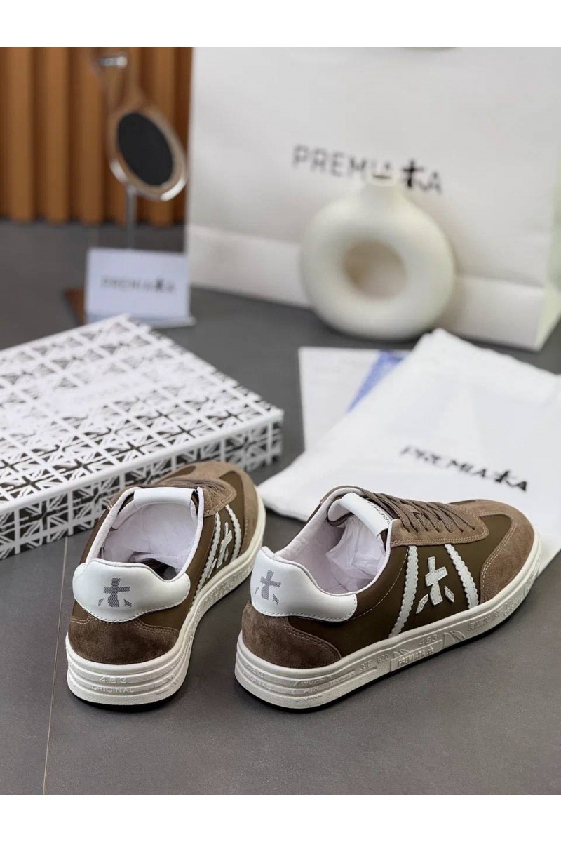 Premiata Комбинированные кроссовки Bonnie - Brown