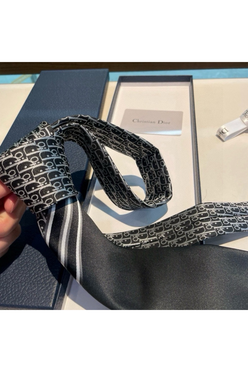 Dior Галстук Oblique premium - Black