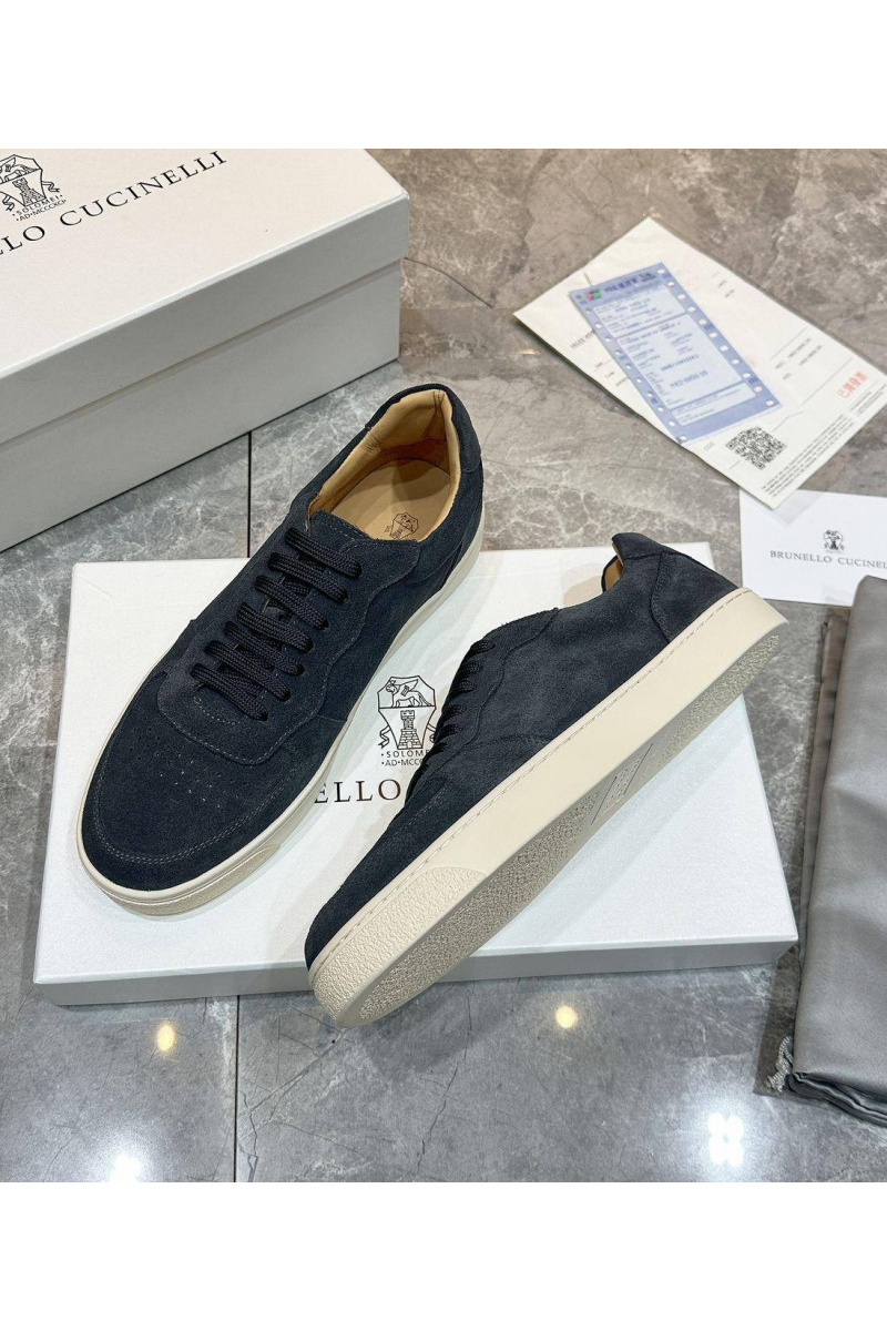 Designer Мужские замшевые кроссовки - Blue