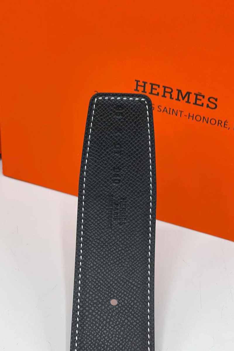 Hermes Кожаный ремень Constance - Silver (ширина 3.8 см, длина 110 / 115 / 120 см)