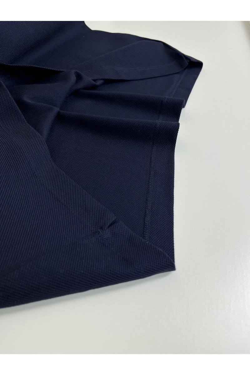 Kiton Мужское тёмно-синее поло premium 