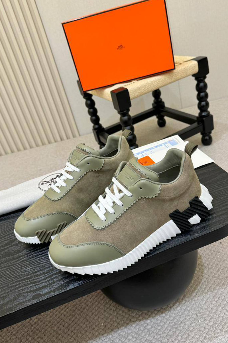 Hermes Мужские кроссовки Bouncing - Khaki
