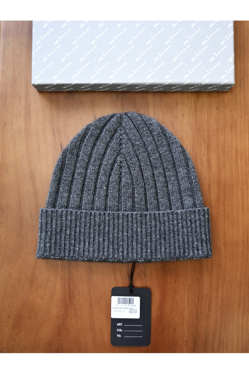 Kiton Кашемировая шапка premium - Grey