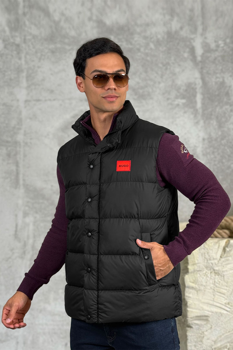 Hugо Воss Чёрный жилет