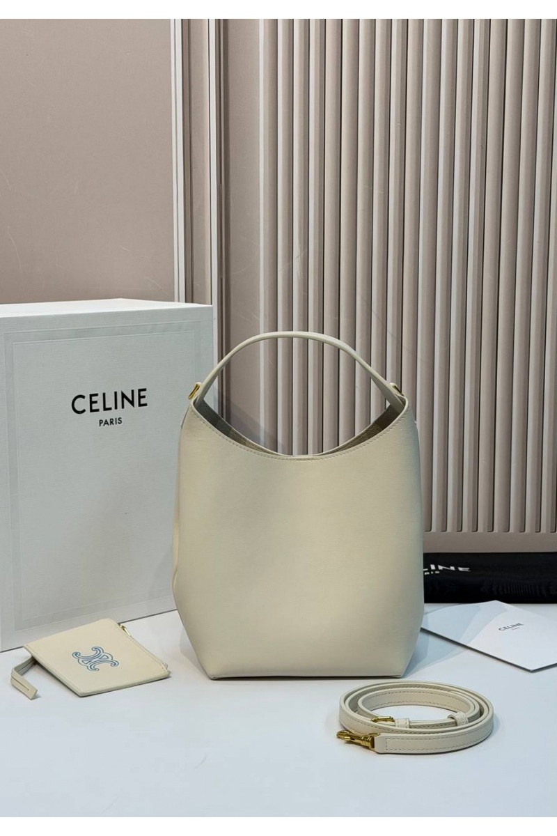Celine Кожаная сумка Small Hobo premium 18x31x6 см