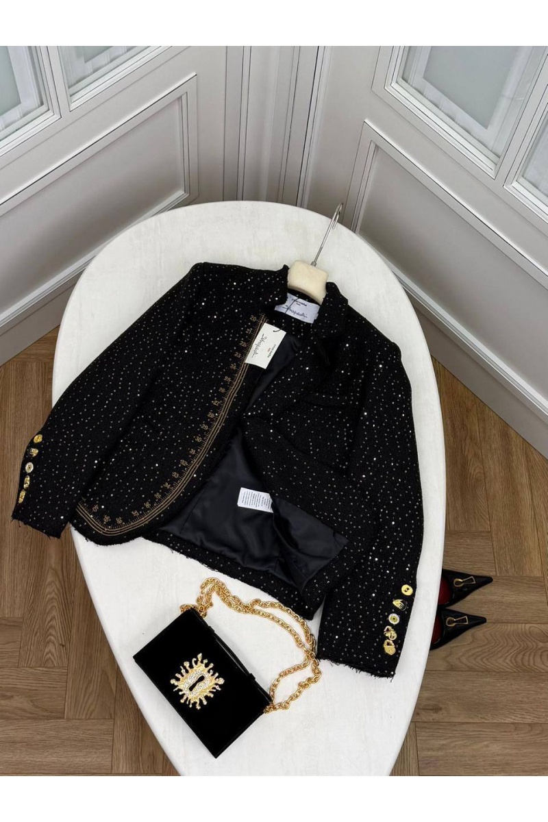 Schiaparelli Женский пиджак в пайетках  premium