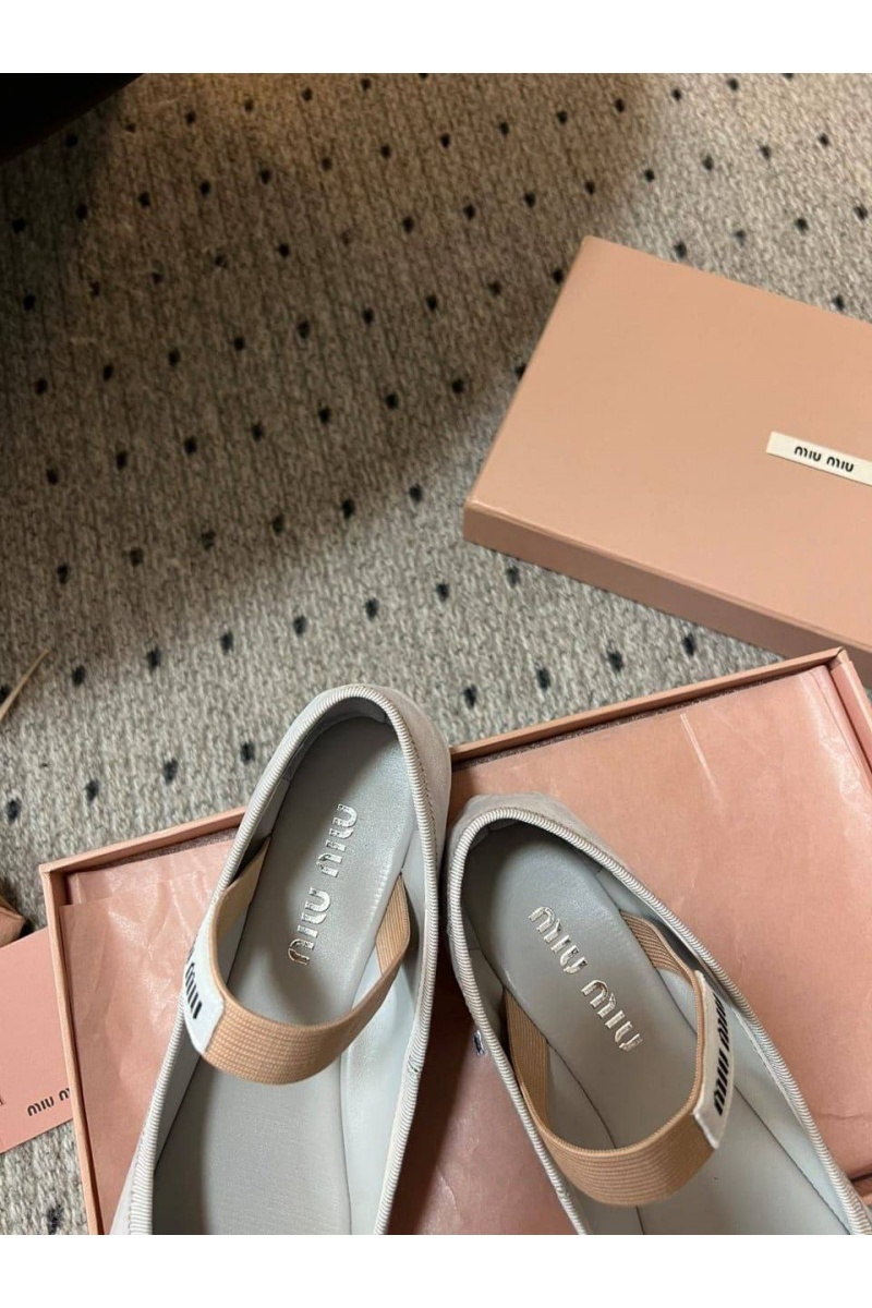 MIU MIU Женские замшевые балетки premium