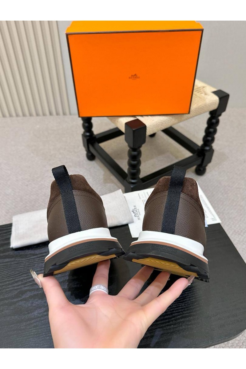 Hermes Мужские кроссовки Leader - Brown