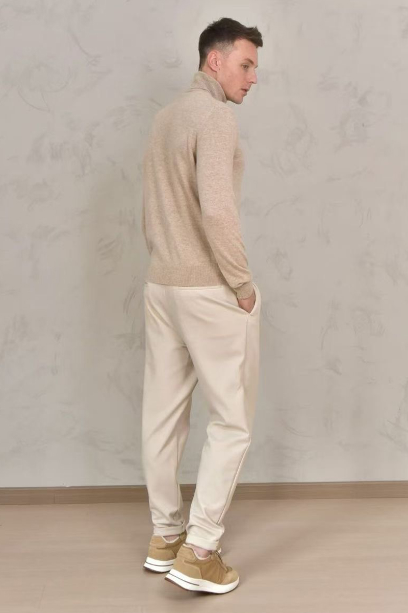 Loro Piana Мужская водолазка Premium - Light Tan