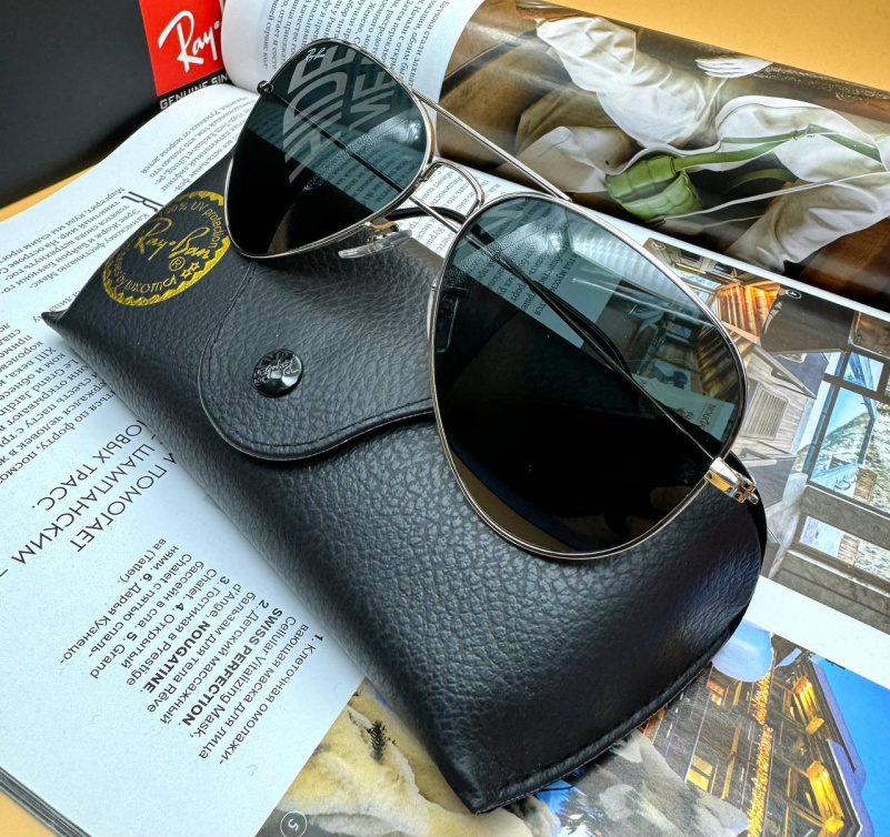 Ray Ban Солнцезащитные очки Aviator Large Metal