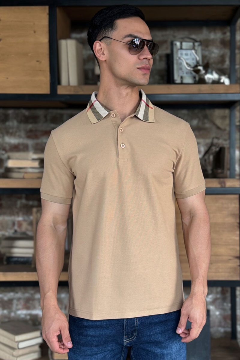 Burberry Мужское поло Premium - Beige