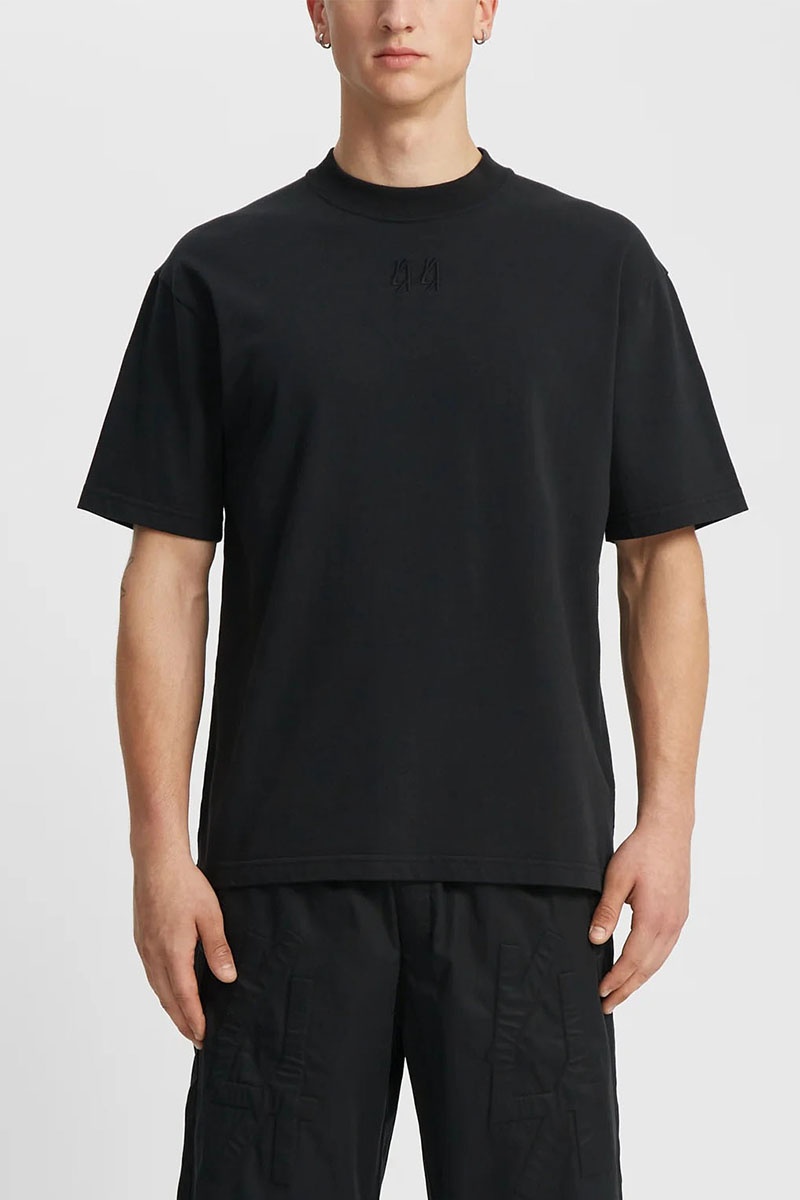 Designer Clothing Чёрная оверсайз футболка 44 Label Group skull