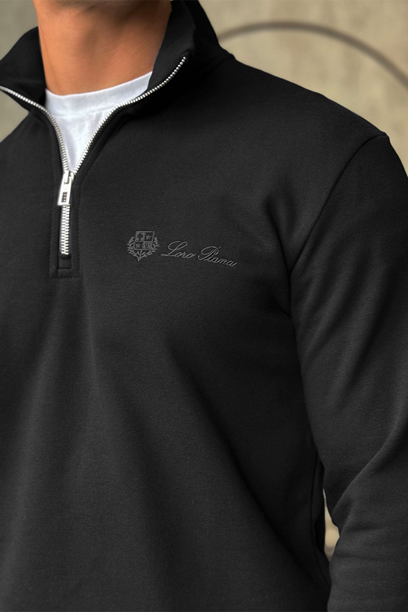 Loro Piana Кофта с высоким горлом - Black 